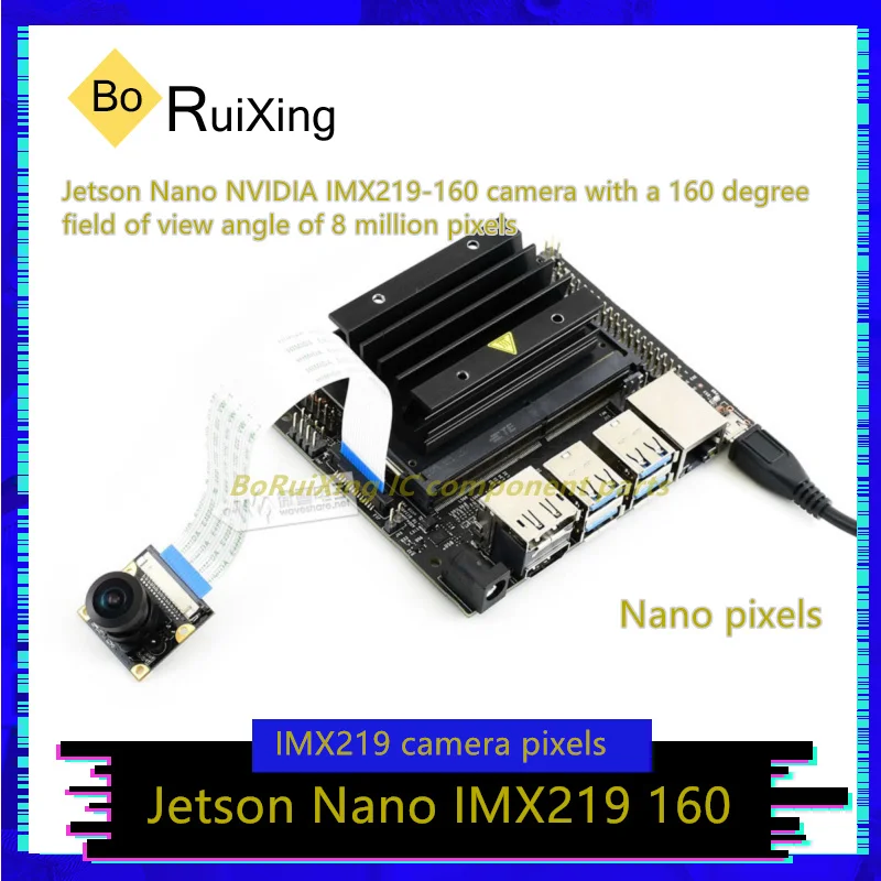 1PCS/LOT  IMX219-160 Jetson Nano NVIDIA IMX219-160 Camera With A 160 Degree Field Of View Angle Of 8 Million Pixels