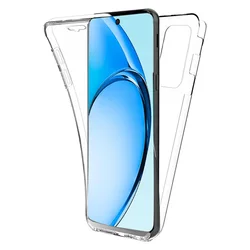 360 Full Body Front+Back Silicone PC Hybrid Phone Case For OPPO A60 A38 A17 A98 A58 4G A78 4G Shockproof Dual layer Clear Cover