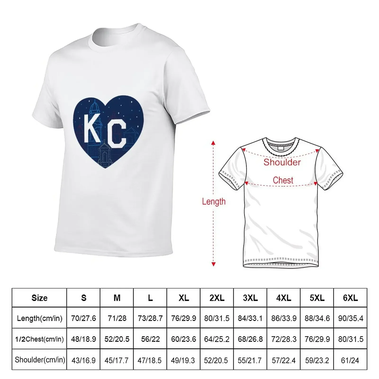 KC Kansas City Plaza Lights T-Shirt new edition quick-drying oversized Men's t shirts