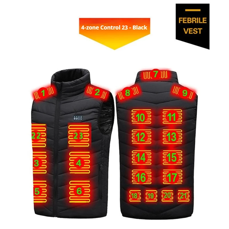 

Интеллектуальный терможилет с подогревом, унисекс, зимний жилет с электрическим подогревом для мотоциклиста, теплое хлопковое пальто с постоянной температурой