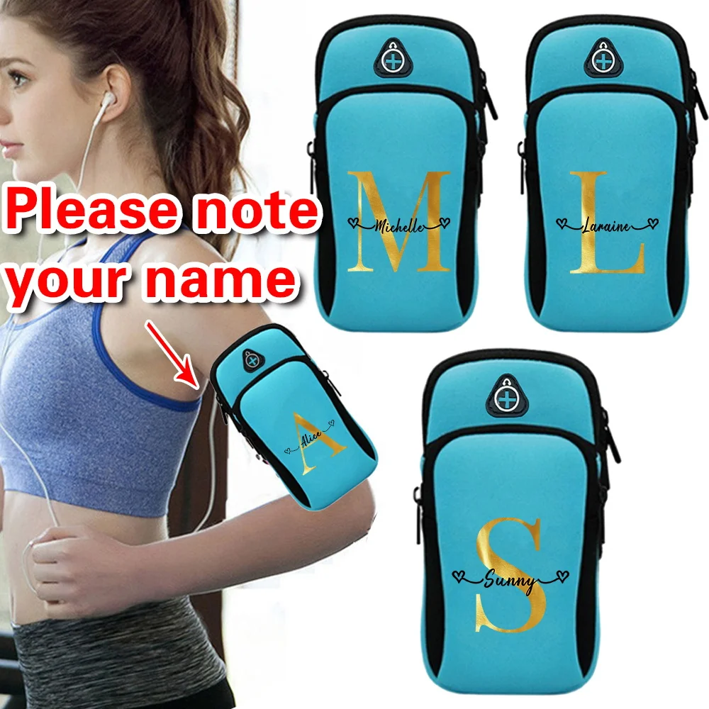 

Customized Free Name Arm Strap Sports Phone Bag Running Arm Phone Bag Waterproof Slow Running Phone Bag Personalized Printing