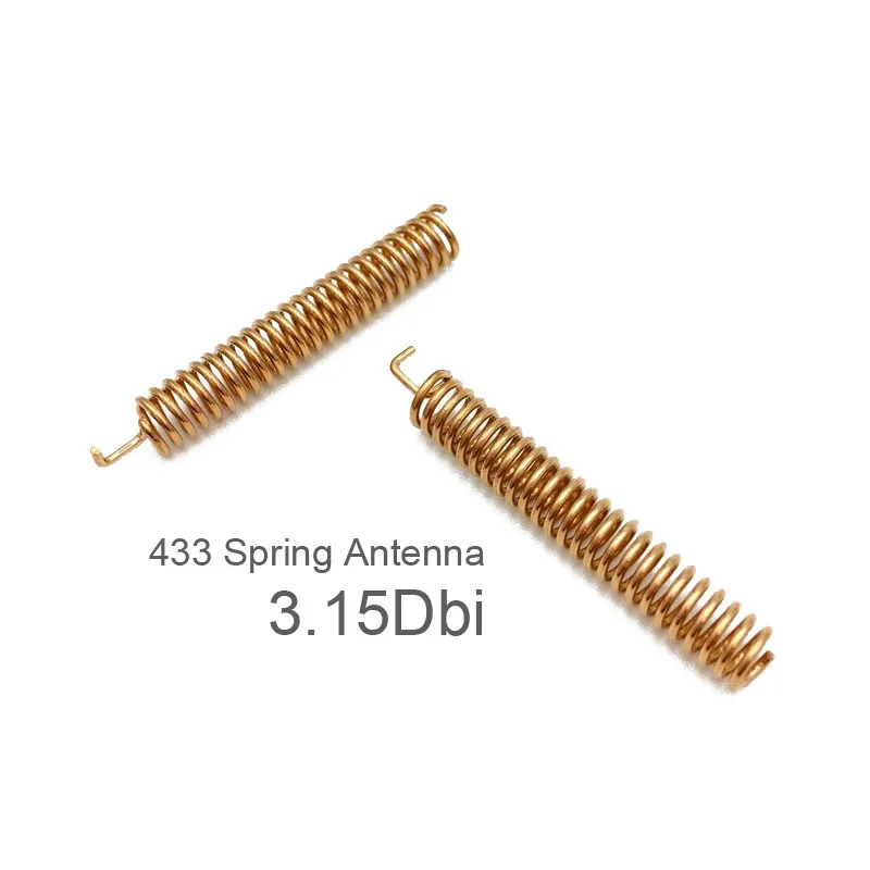 Antenna integrata 433Mhz 0.8MM diametro filo rame fosforoso 3.15Dbi molla PCB interna 433Mhz antenne a bobina