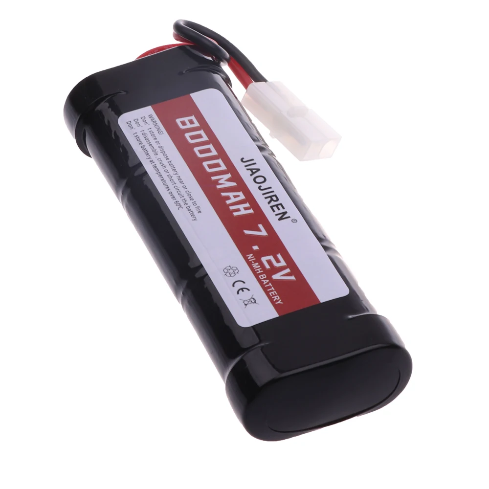 7.2V 8000mAh Ni-MH SC battery and charger set for RC toys tank car Airplane Helicopter With Tamiya Connectors 7.2 v battery