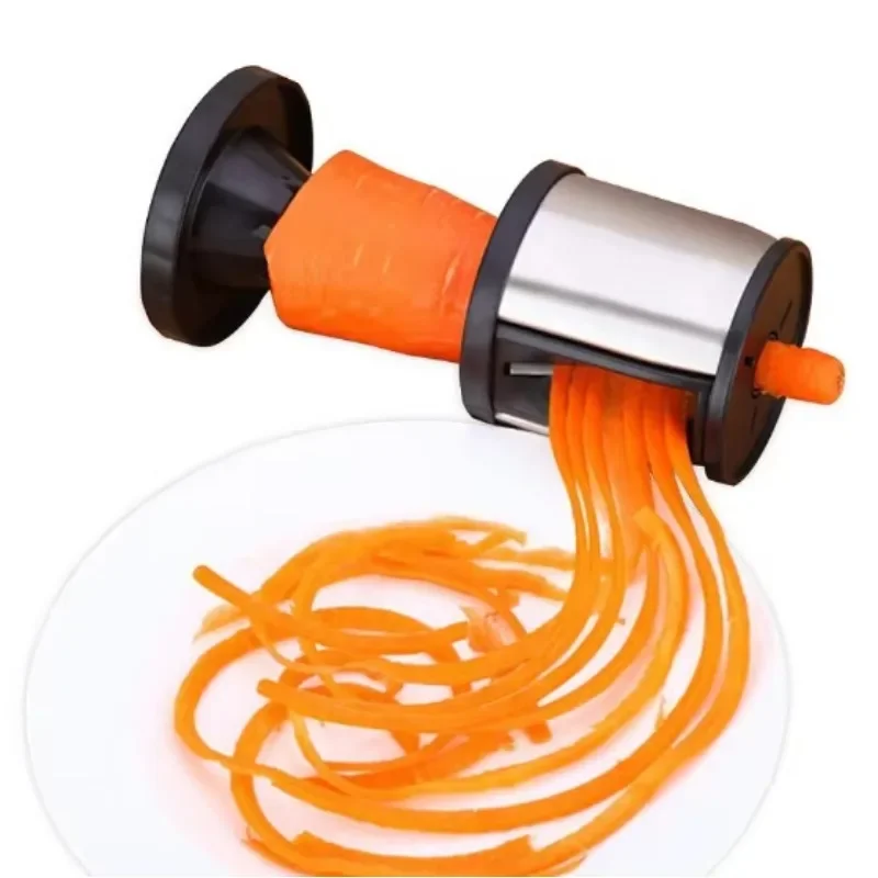 Vegetable Spaghetti Spiralizer Slicer Easy Spiral Noodle Carrot Kitchen Tools Carrot Grater With Cleaning Brush