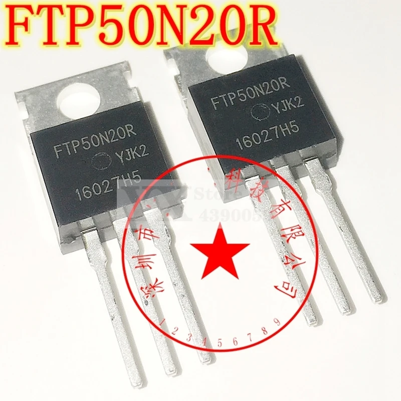 (5-20PCS) FTP50N20R 50N20R  MOS FET 50A 200V N channel Brand New and original