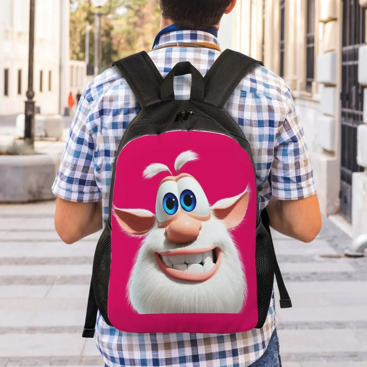 Boobas-mochila de viaje de dibujos animados para hombre y mujer, morral escolar para ordenador, bolsa de animación para estudiantes universitarios