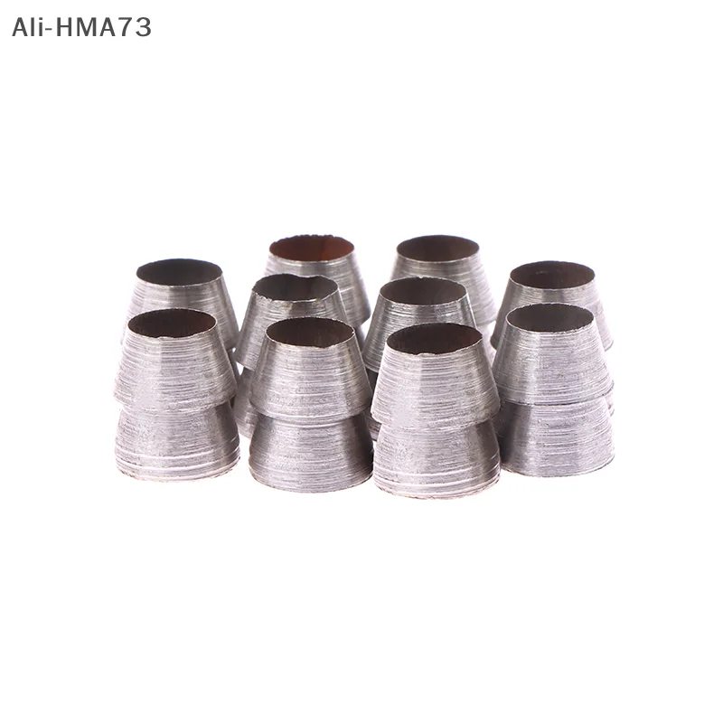 HMA73-10pcs 안전 라운드 핸들 웨지 스틸 해머 핸들 도끼 클로 해머 스틸 목공 유지 보수를위한 웨지 세트 분할
