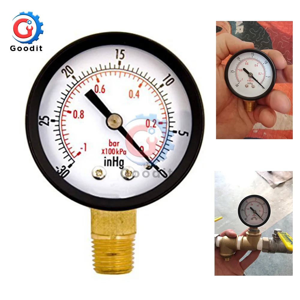 Portable Dual Scale Dial Gauge 1/4\