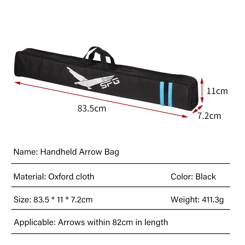 83*11 سنتيمتر الرماية السهم جعبة منحني انهاء الخدمة القوس Longbow الصيد الخصر حامل قابل للتعديل المحمولة حقيبة يد تخزين السهام حقيبة