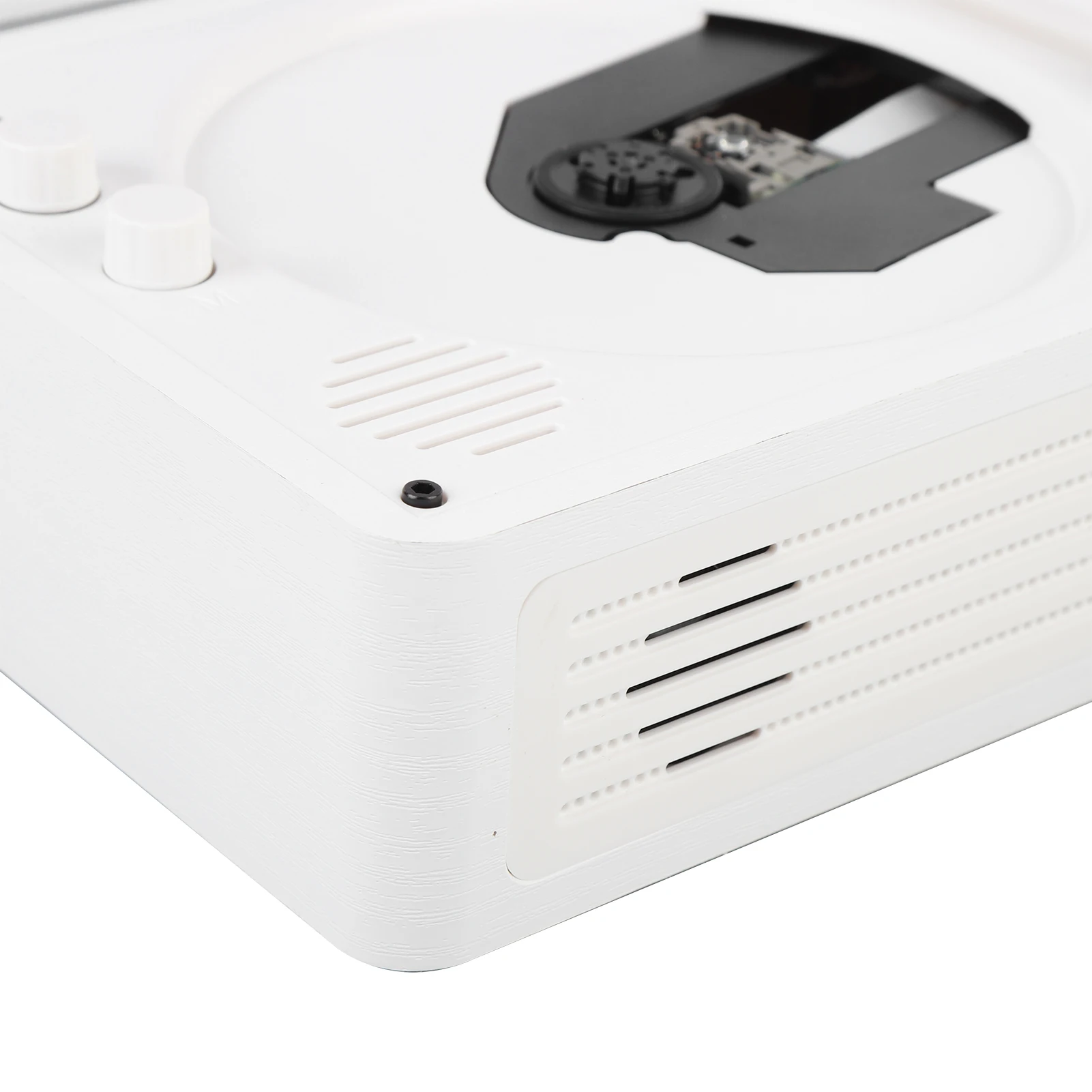 Reproductor de CD de escritorio Reproductor de CD retro Altavoz Bluetooth Soporte CD USB Reproducción de tarjeta de memoria pequeña Reproductor de música con control remoto