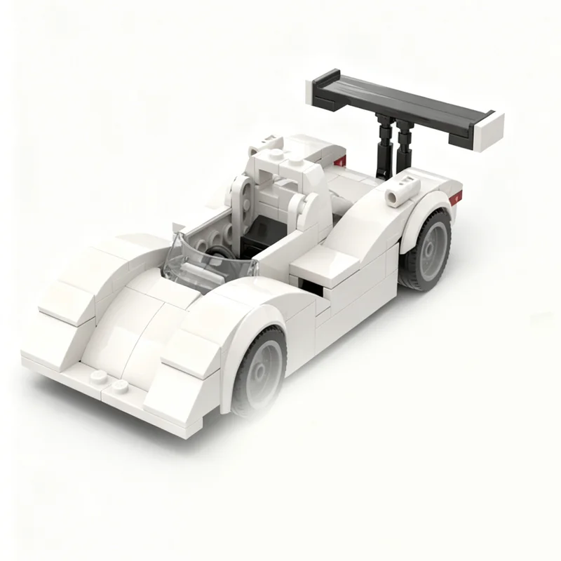 245 pièces MOC City Champions TWR Porscheed WSC 7 Le Mans Winner Modèle de jouet à construire Briques d'architecture Idée cadeau de Noël