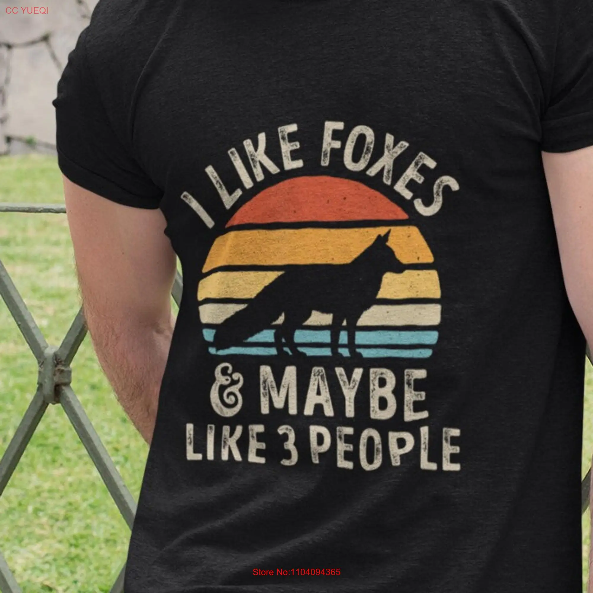 Fox Enthusiast Showing Some Love for Foxes with I Like and Maybe 3 People T Shirt Lovers long or short sleeves