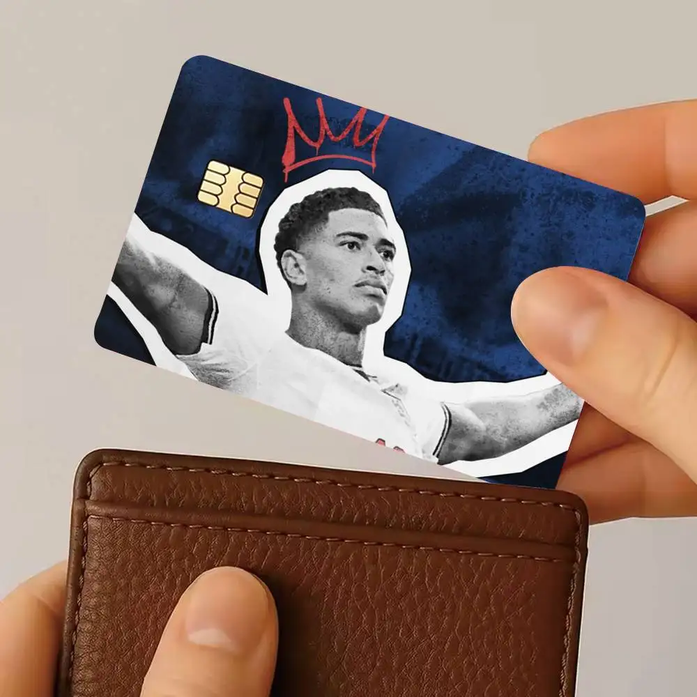 J-Jude Bellingham Football STAR Credit Card HD Stickers Game Card Decal Small Chip Waterproof Sticker Gift