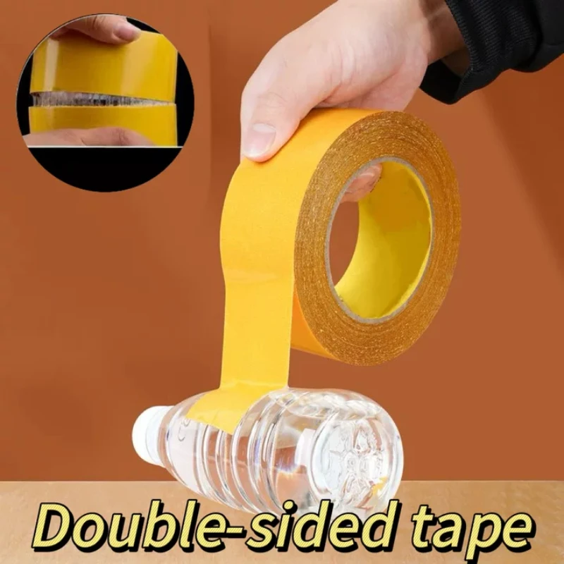 5 m/10 m/20 m doppelseitiges Klebeband, hochviskose Gitterfaser, transparentes doppelseitiges Klebeband, selbstklebendes Fasernetzband