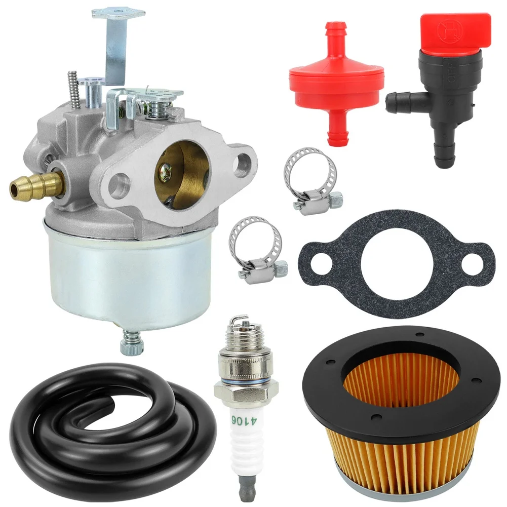 632230 632272 H30 H50 H60 HH60 Carburetor Kit For  FOR TECUMSEH Snow Blower Garden Flat-suction Vacuum Diaphragm Carburetor Kit