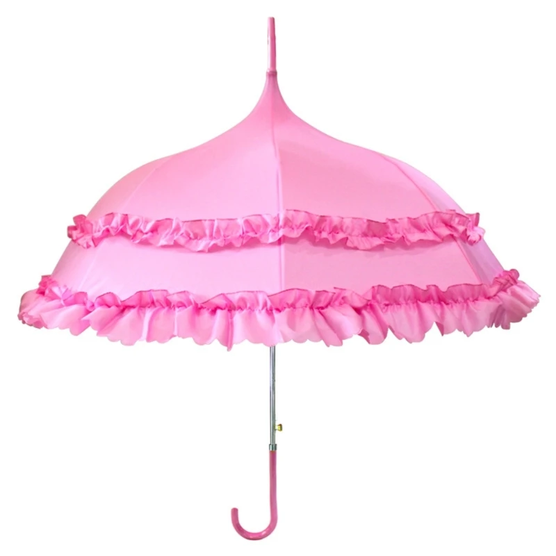 Elegant Parasols Gothic Umbrella Princess Sun Cover Sun and Rain Travel Umbrella for Stylish and Feminine Sun Canopys