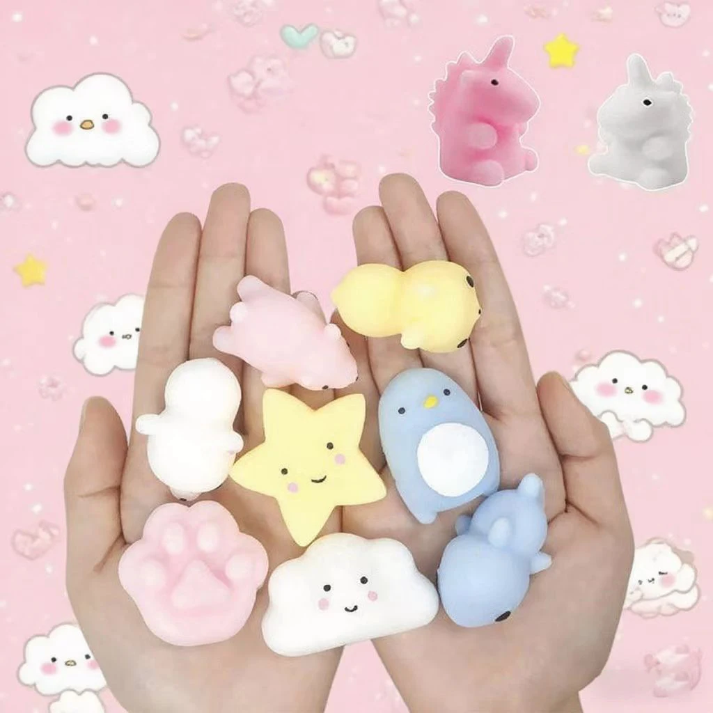 10 قطعة صغيرة لطيف الكرتون الحيوان الإجهاد الإغاثة لعب للبنين بنات حفلة عيد ميلاد لصالح بيناتا حشو كرنفال الاطفال لوازم الحفلات #4