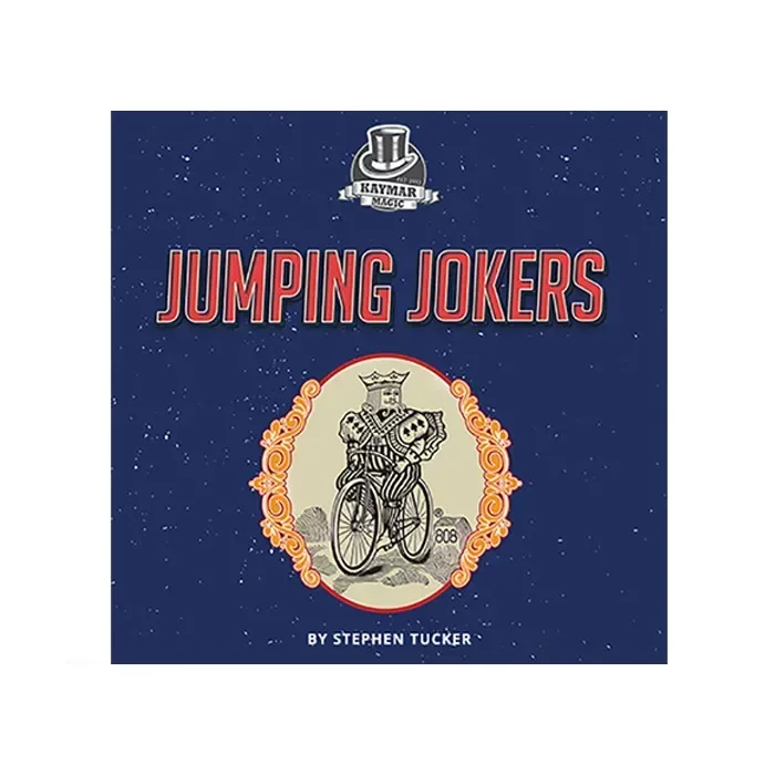 Jumping Jokers by Stephen Tucker Card Magic Visual Effect Close Up Magic Trick Magia Magie Magician Prop Accessory Gimmick