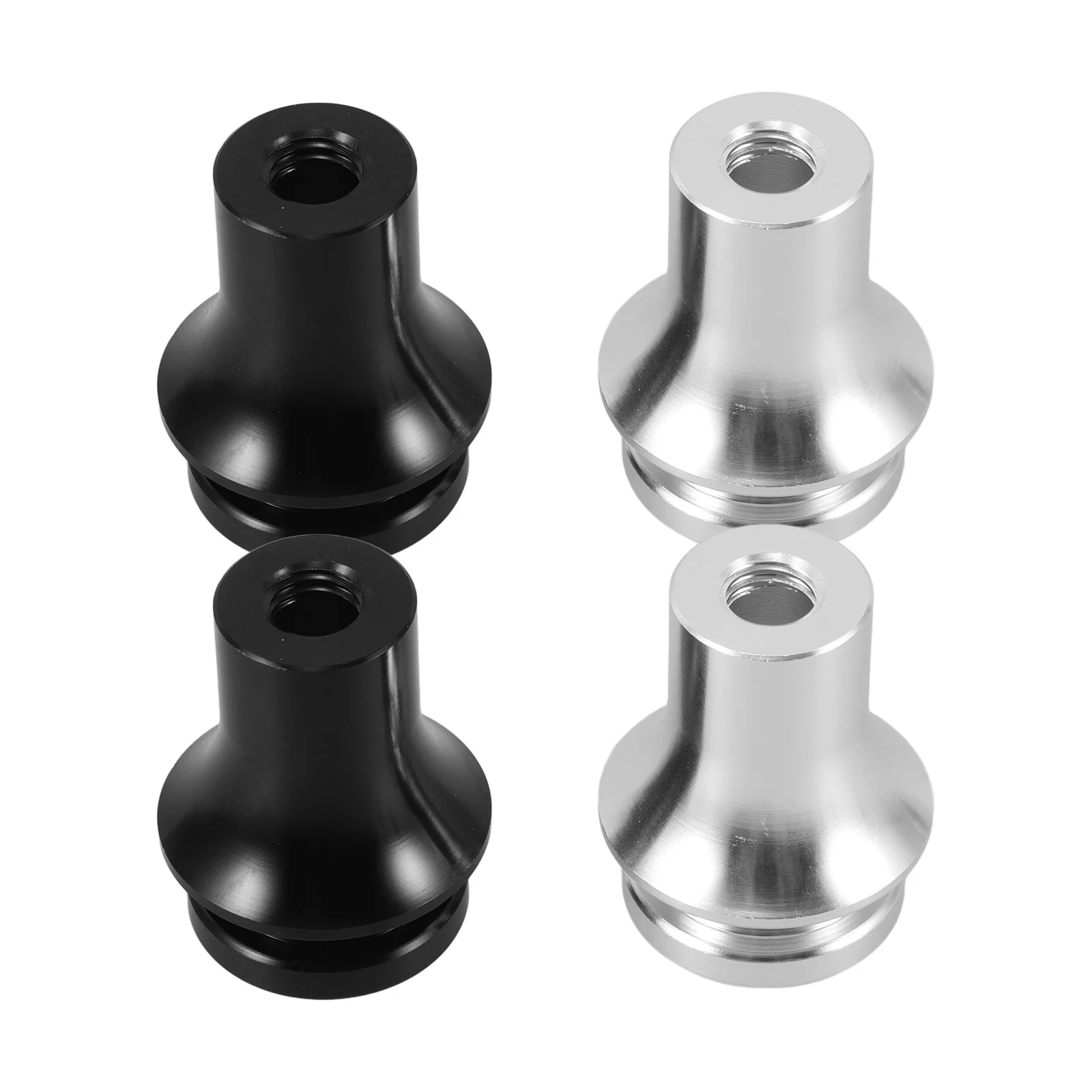 

2pcs Universal Shift Knob Adapter Aluminum Alloy Thread Connector For Automotive Smooth Gear Change Car Interior Upgrade