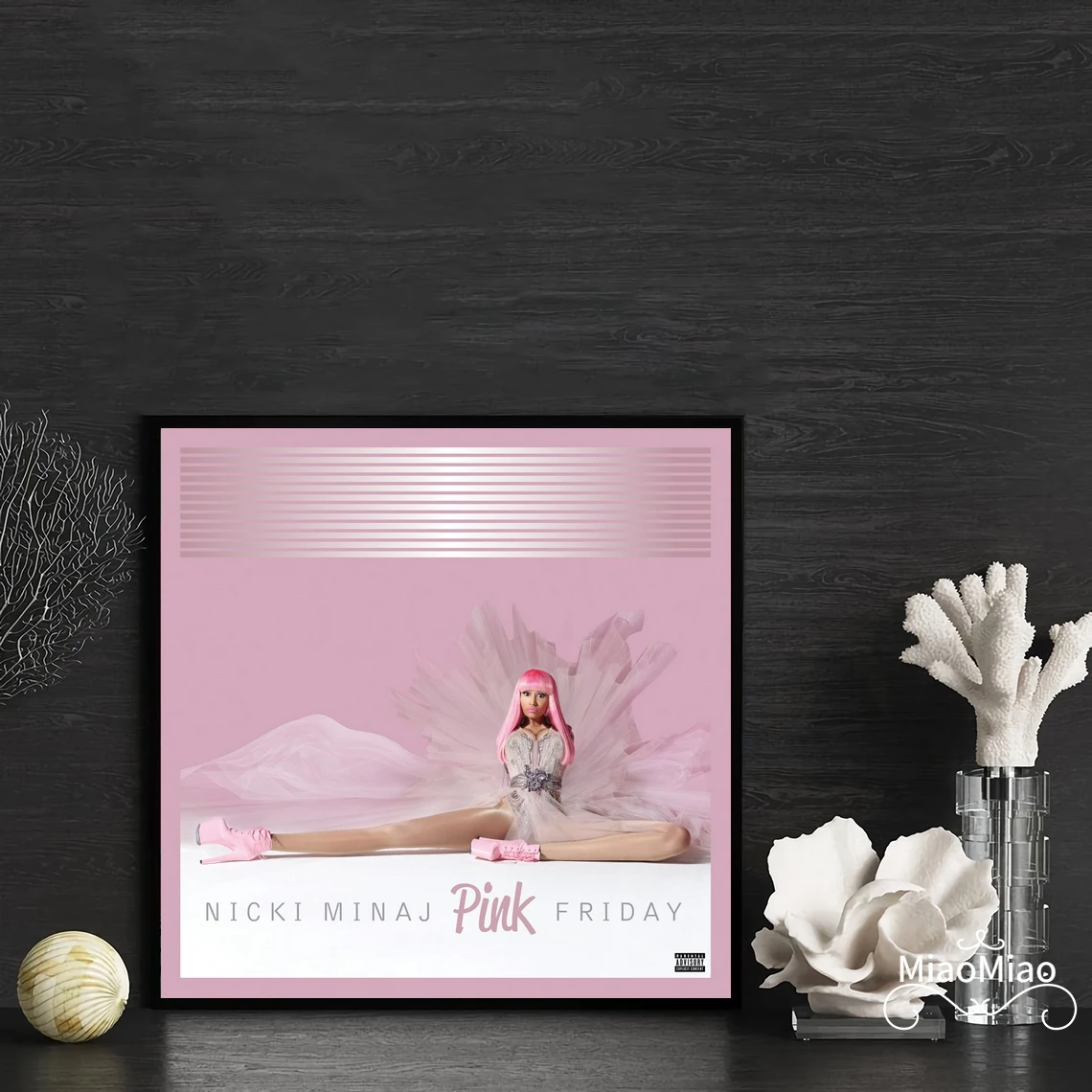 Nicki Minaj Pink Friday Music Album Cover Poster Canvas Art Print Home Decor Wall Painting ( No Frame )