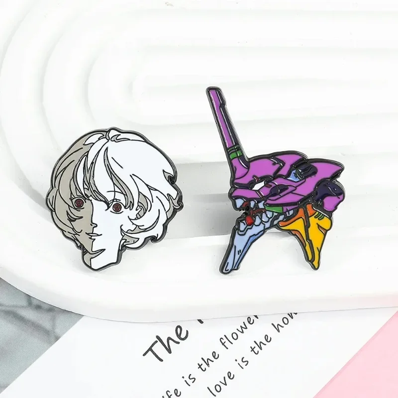 NEON GENESIS EVANGELION Berserker Eva Unit 01 Pin Ayanami Rei Anime Mecha Badges Get Into The Robot Shinji!