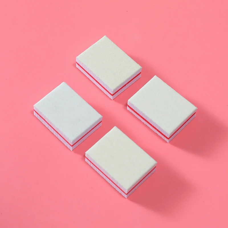 10/50/100 Stück, gemischte quadratische Nagelfeilen aus Schaumstoff, doppelseitig, zum Polieren, Schleifen und Glätten von Nagellack, Polierstreifen für Pediküre und Maniküre. – Detail 17
