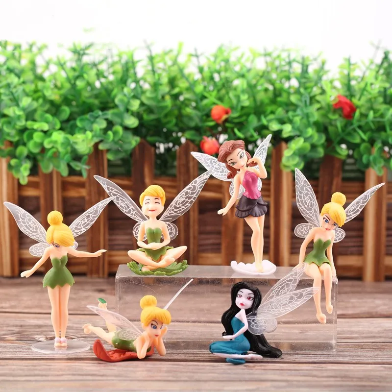 Flower Fairy Flying Wing Family Miniature Artificial Garden Decoration Home Decoration Crafts Succulents Decoration Figurines