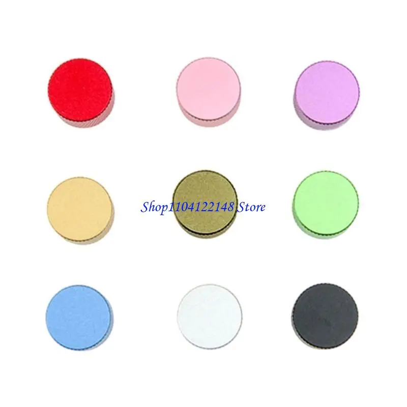 

P9FA Поворотная ручка Металлические ручки для механической клавиатуры, диаметр 16 мм, Ручка цвета сливы Прочная поворотная ручка