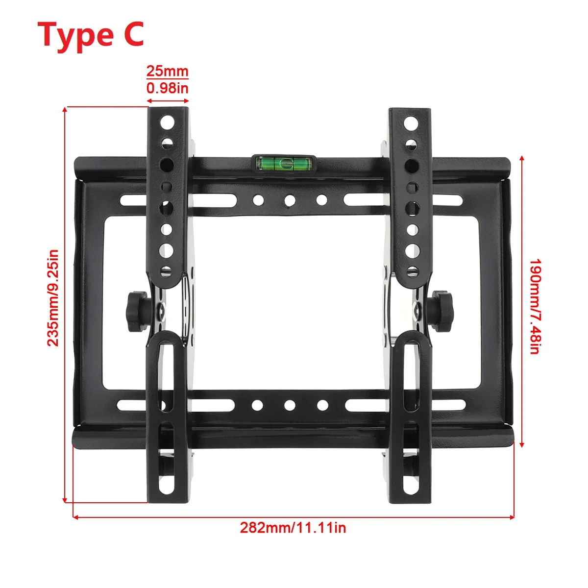 Suporte de parede universal para TV, quadro de TV de tela plana, monitor LED, 14-42, 26-60, 26-55 Polegada, 25 kg, 45 kg, 75kg