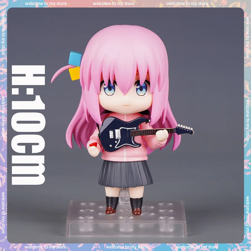 

In Stock 10cm BOCCHI THE ROCK! Anime Figure #2069 Gotoh Hitori Action Figure Kawaii Guitarist Girl PVC Collectible Model Toys