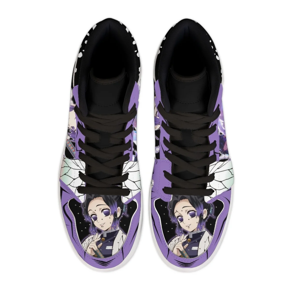 

Demon Slayer Anime High-Top Basketball Sports Shoes for Men Couples Board Sneakers Customizable Leisure Holiday Gift