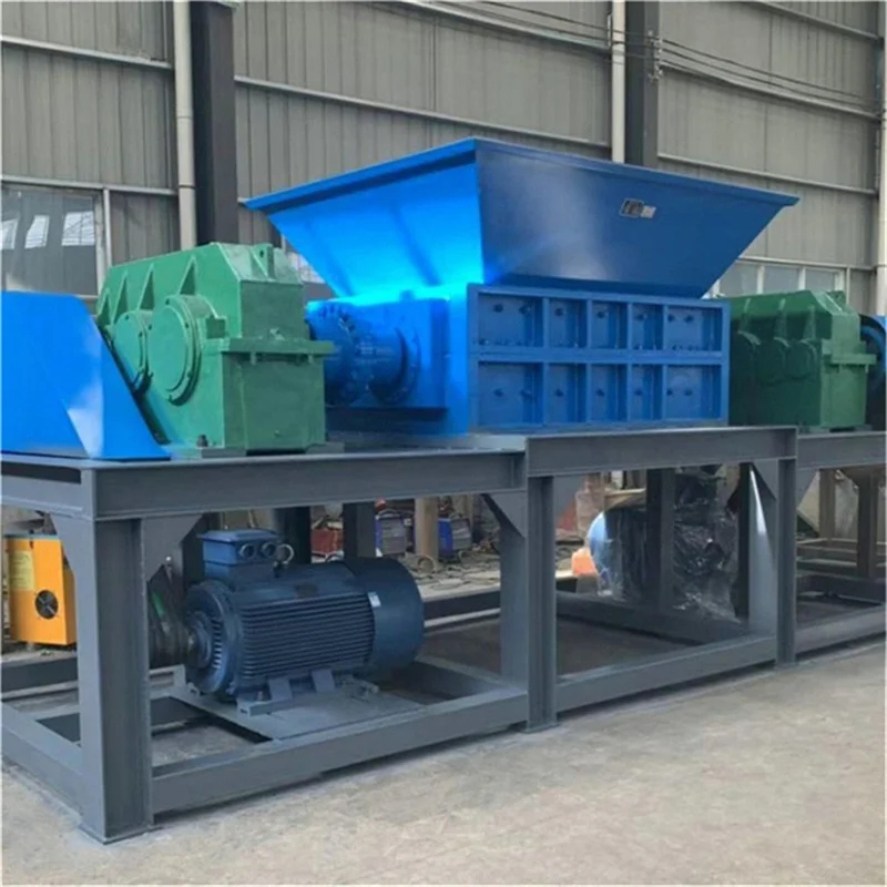 YUGONG Large Capacity Steel Aluminum Scrap Shredding Machines Crusher Two Shaft Metal Shredder For Recycling