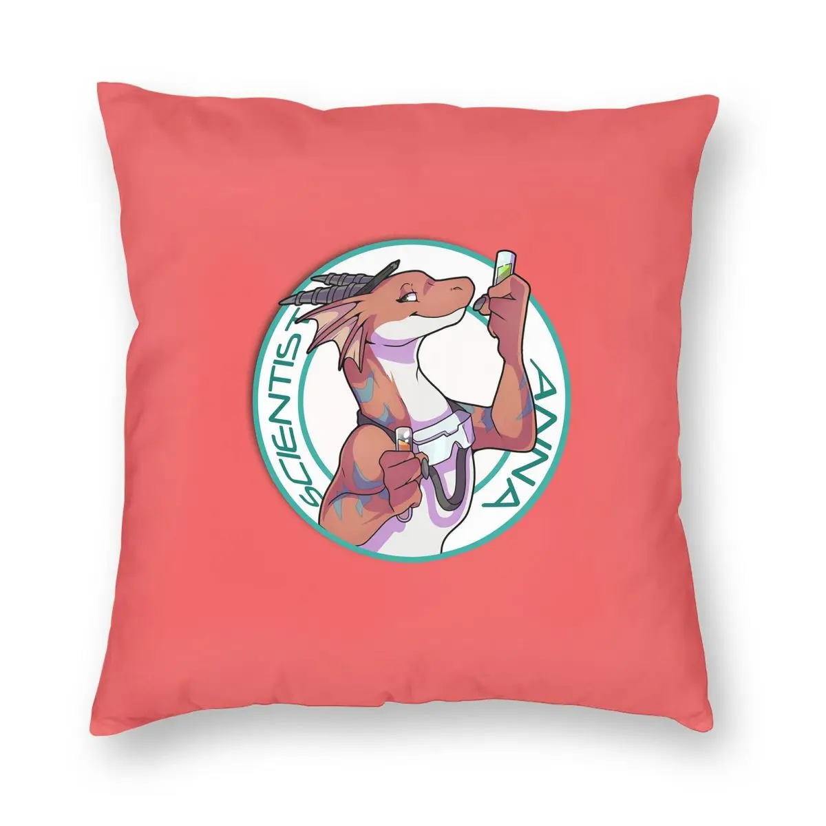 

Scientist Anna From Angels With Scaly Wings Square Pillowcase Cushion Cover Comfort Pillow Case Throw Pillow Cover for Home Sofa