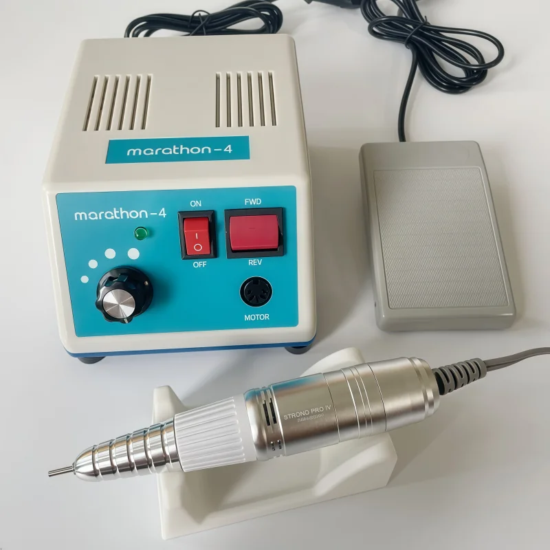 Dental laboratory strong 210 micromotor 35K per minute+polishing kit/nail polisher