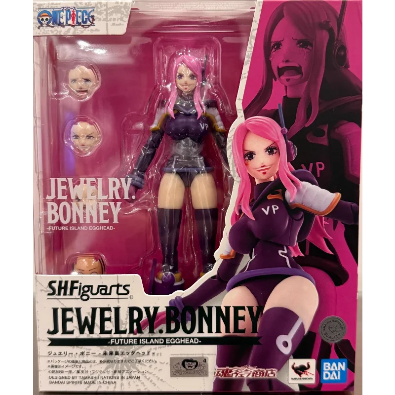 

In Stock,Ships Within 24 Hours,Gemini, Bandai SHF, One Piece, Jewelry Bonney, Future, Egghead Island, Posable Figure Collectible