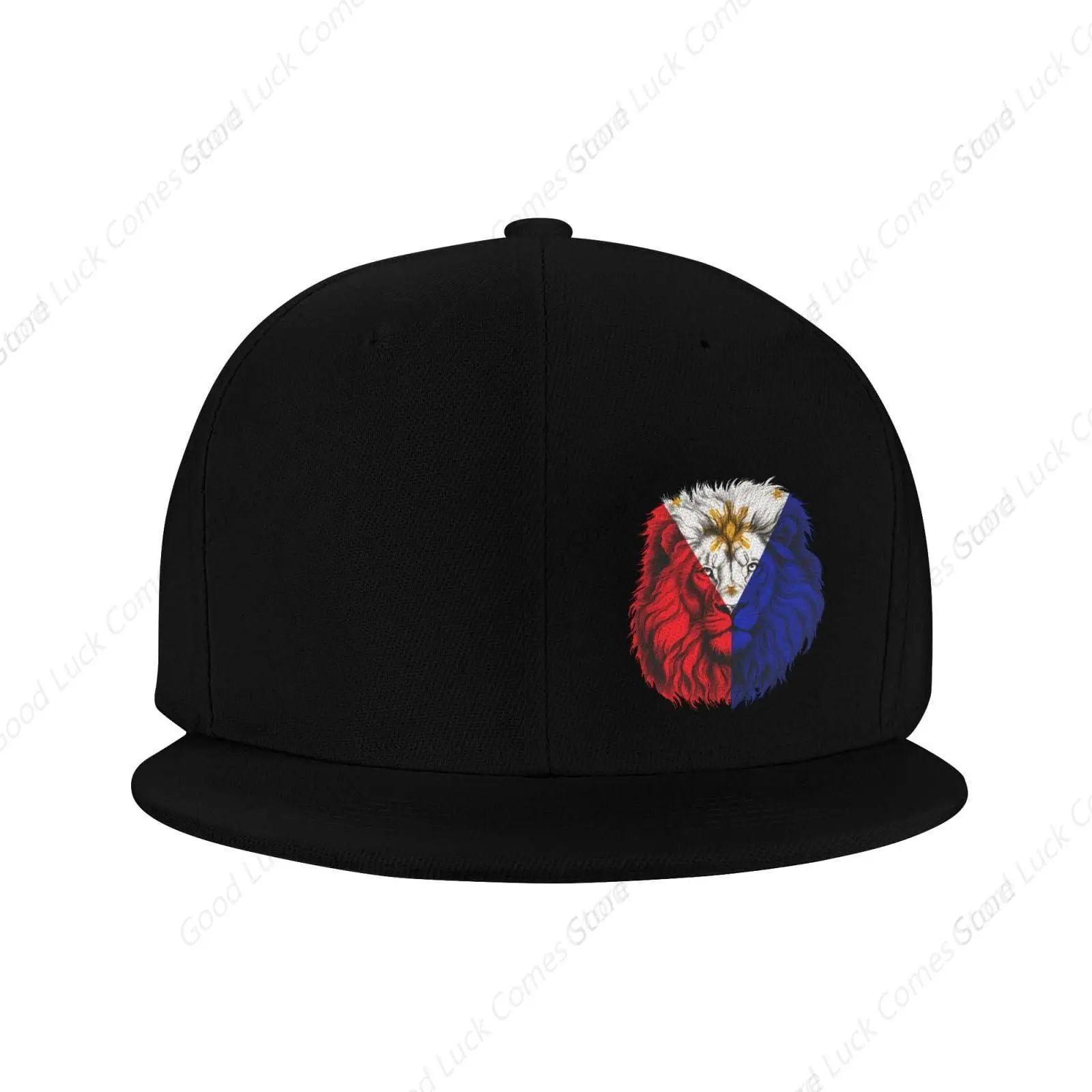 Philippines Philippinese Filipinos Lion Flag Snapback Hat for Men Women Flat Bill Brim Hat Adjustable Baseball Cap