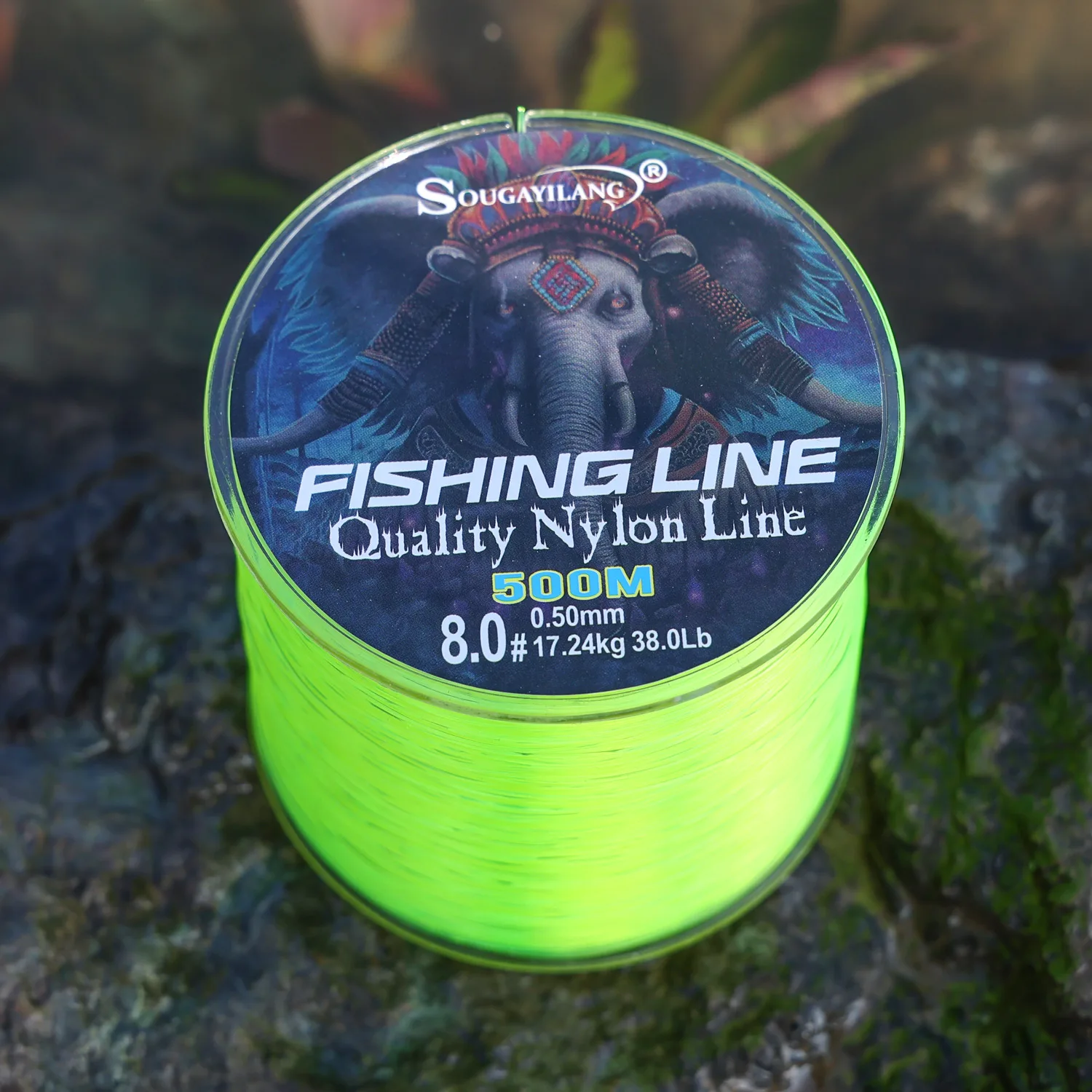 Sougayilang 500m Nylon Fishing Line Max Drag 7-38LB Japan Monofilament Coating Carp Fishing Pesca Fishing Tackle