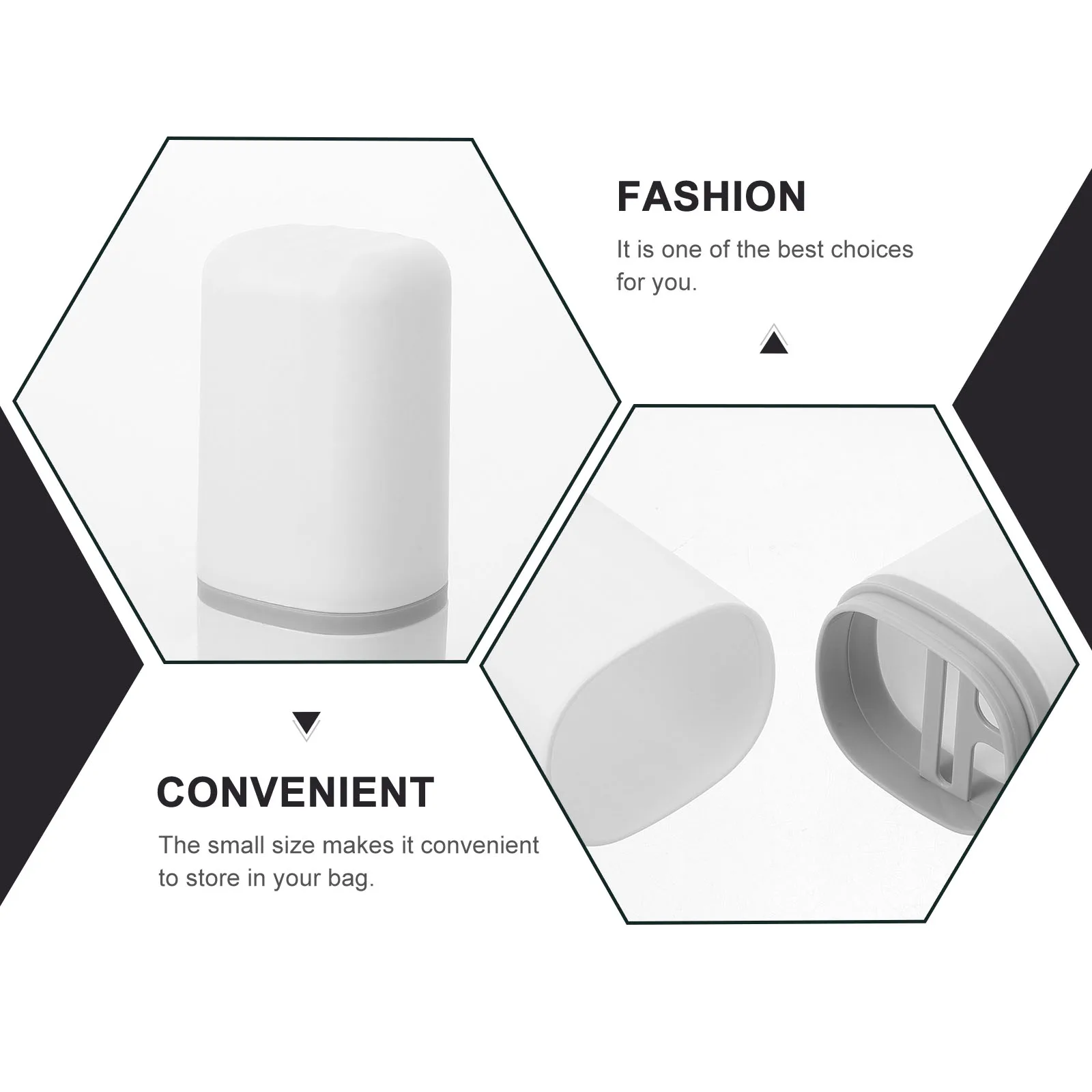 Toothbrush Holder Box for Travel Lightweight Compact Design Toothpaste Case Storage Toothbrush Storage Holder White Small