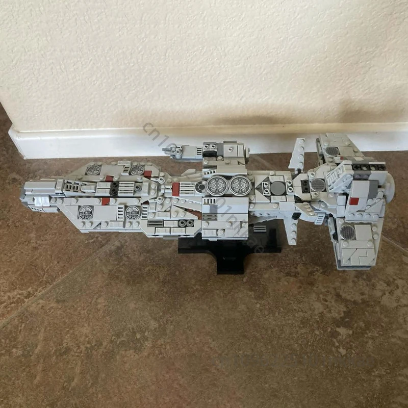 

NEW Aurora-Class Battleship Star Battle MOC Spaceship Military Building Blocks DIY Popular Game Assemble Brick Kids Toy Gift