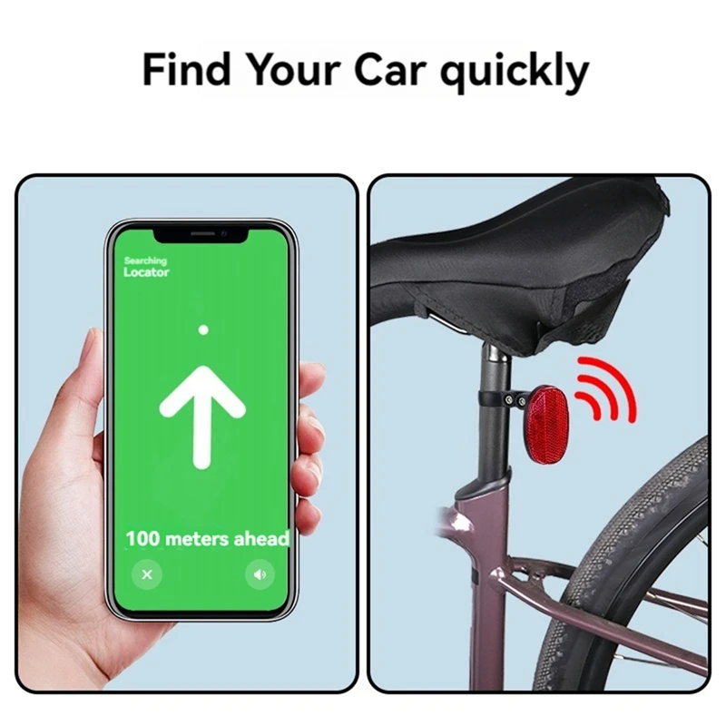 For Airtag Bike Mount , Waterproof Anti-Theft Bicycle Seatpost Mount For Airtag, For Mountain Bike, Scooter