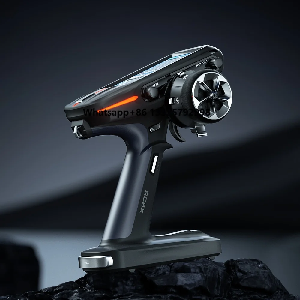 

Ledi RC8X 8-Channel 2022 Plastic Remote Controller IPS Capacitive Screen Head Tracking Feature Universal FPV Accessory