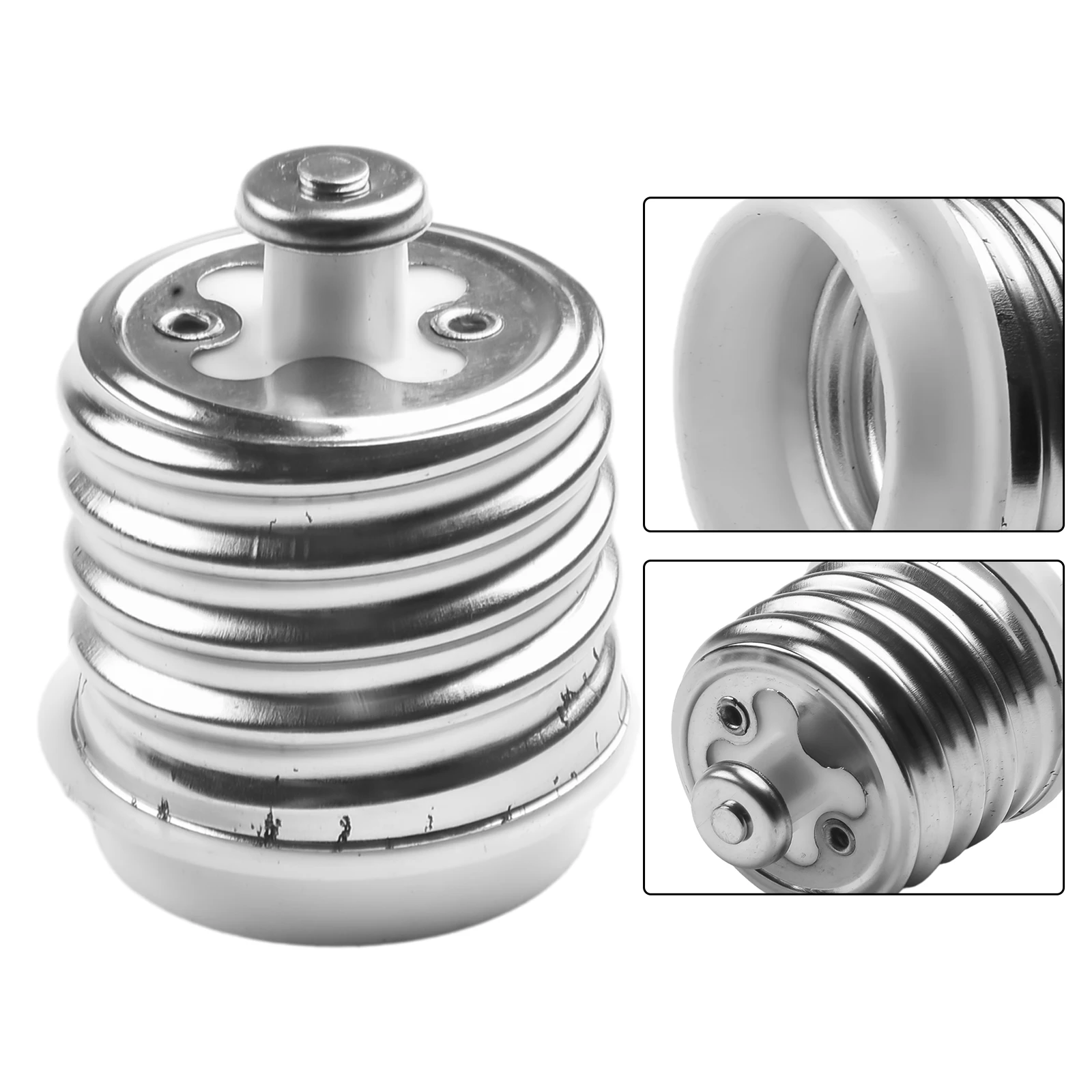 E26 E27 to E39 E40 Socket Adapter Set 12 Pieces for Retrofitting Existing Fixtures Without Rewiring or Replacement