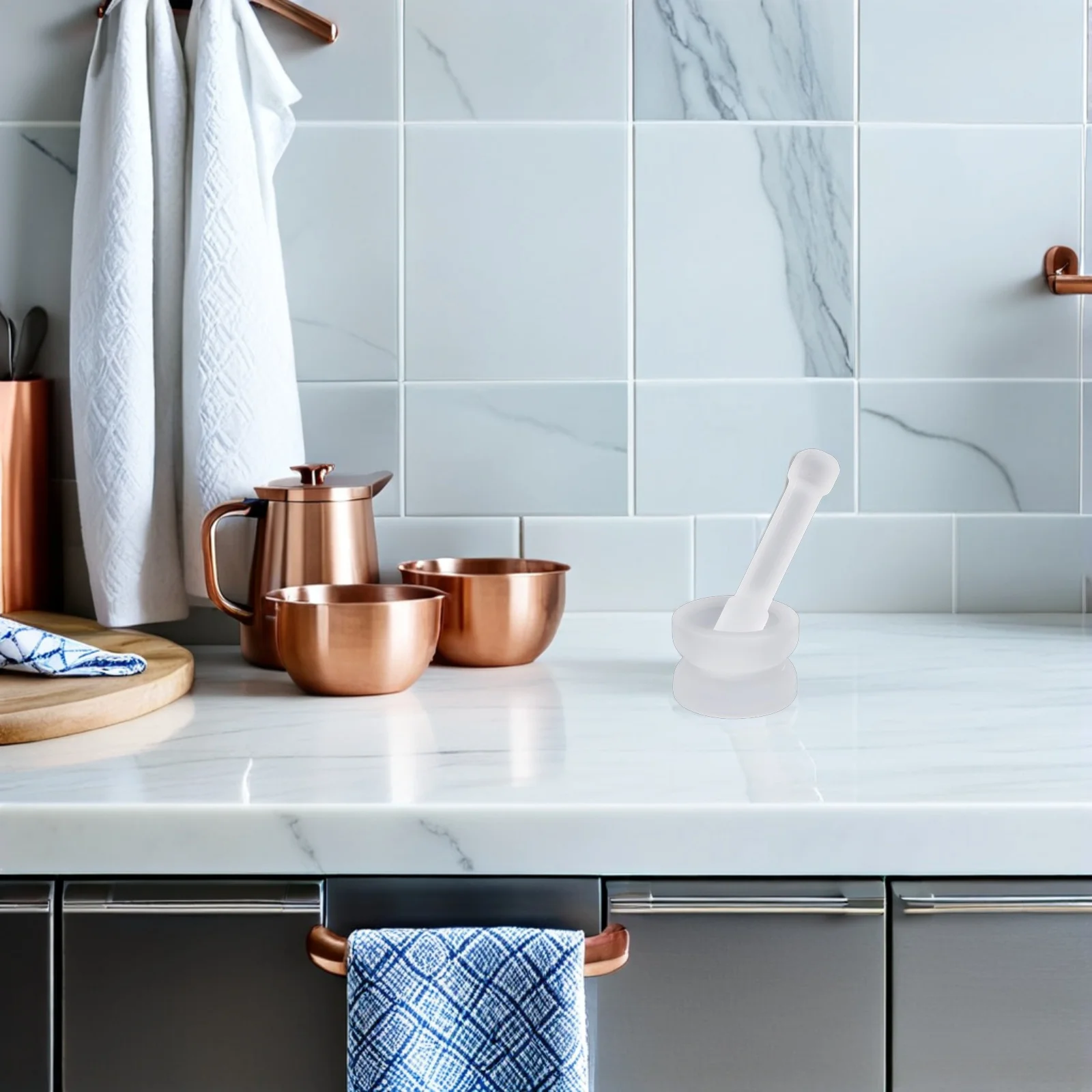 

2 Sets Glass Mortar Pestle Set Small Grinding Bowl For Spice Garlic Medicine Crushing Kitchen Pharmacy Science Lab Teaching