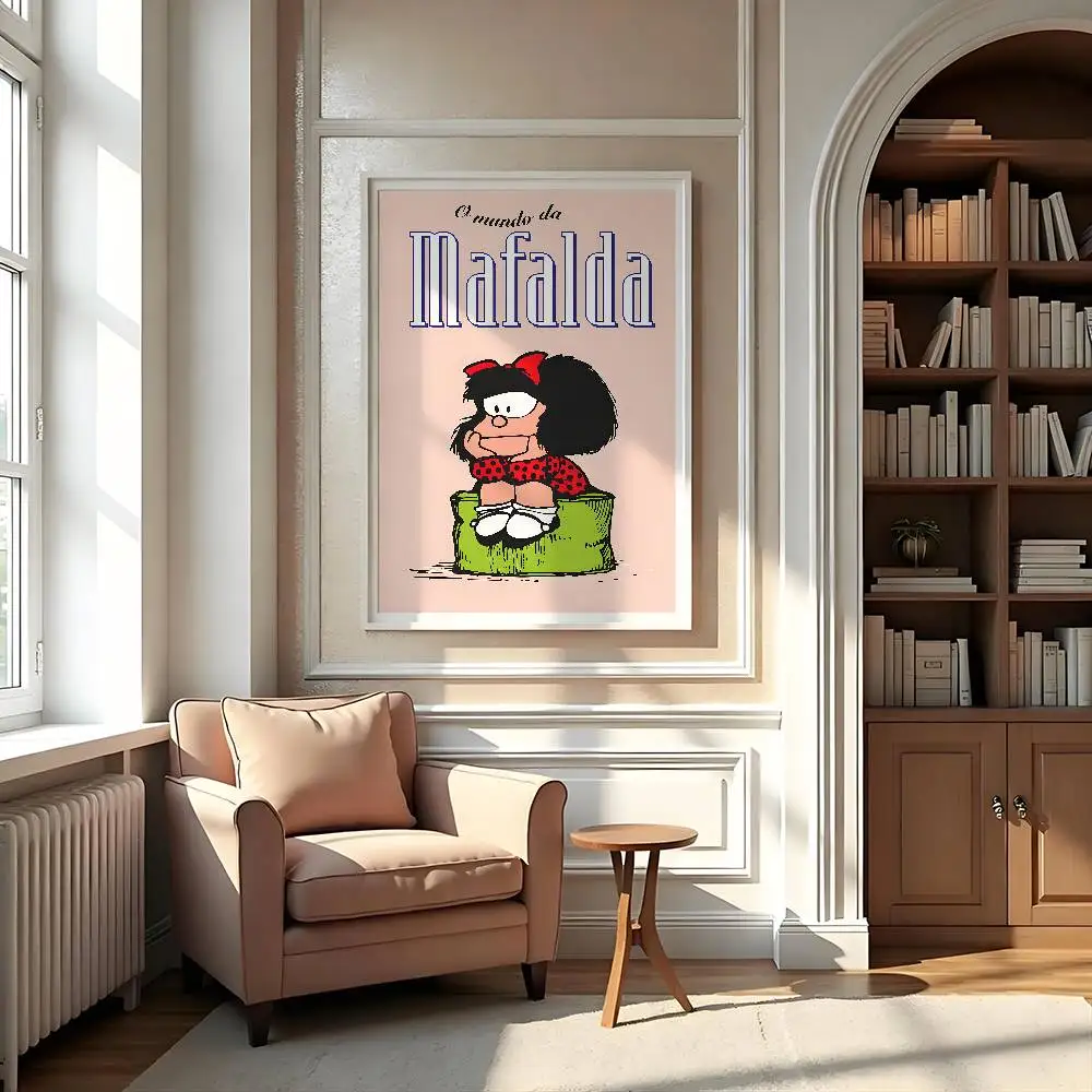 مافالدا ملصق معرض يطبع ذاتية اللصق ديكور المنزل الديكور صور مطبوعة للحوائط ملصق غرفة المعيشة