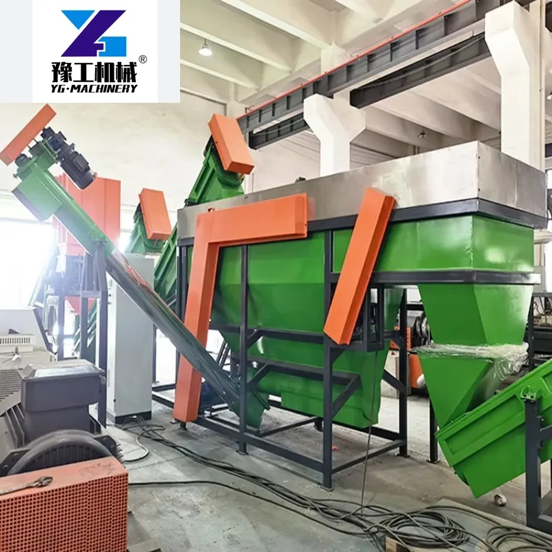 Customized High Speed Automatic 1000kg/h Plastic Scrap & PP Woven Bag Recycling Washing Line With Multi-Equipment