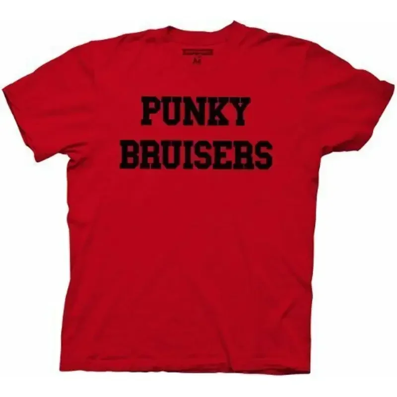 

Взрослая мужская футболка Portlandia Comedy TV Show Punky Bruisers Text Red