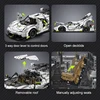 Cada 1:8 MOC 4346PCS Supercar 도시 레이싱 카 Hypercar 빌딩 블록 스포츠카 레이싱 차량 벽돌 장난감 어린이 어린이 선물 4