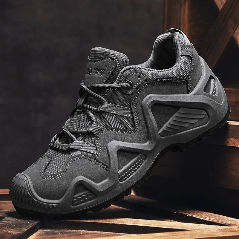 Outdoor Mens Combat Tactical Desert Boots Male Field Hunting Hiking Climbing Training Waterproof Sports Shoes