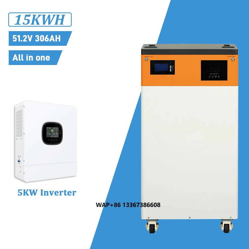 Tewaycell الطاقة بطارية ليثيوم أيون الكل في واحد نظام 48 فولت 5KWH 10KWH 15KWH خارج الشبكة العاكس نظام تخزين الطاقة الشمسية #1