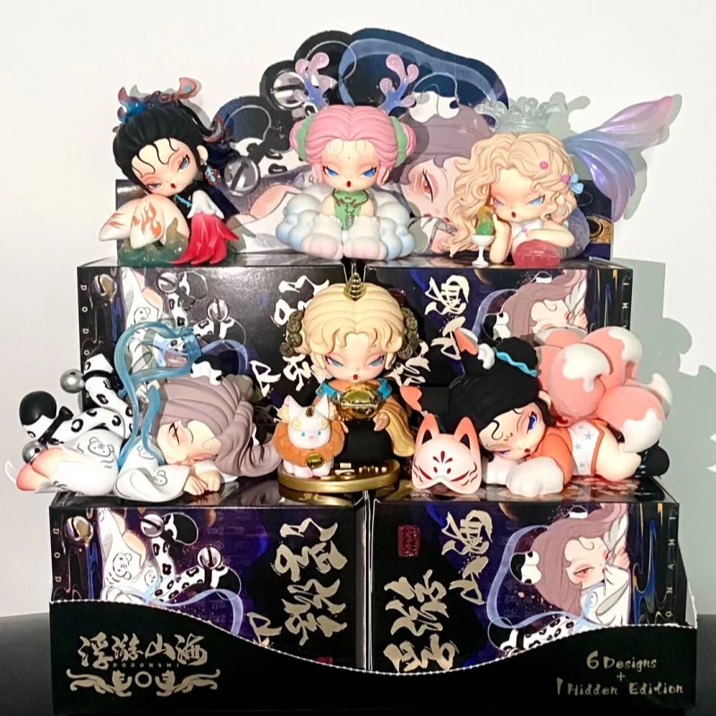

Stock Dodonami'S Third Generation Floating Mountain And Sea Blind Box Figurine Is A Cute Desktop Decoration And Birthday Gift
